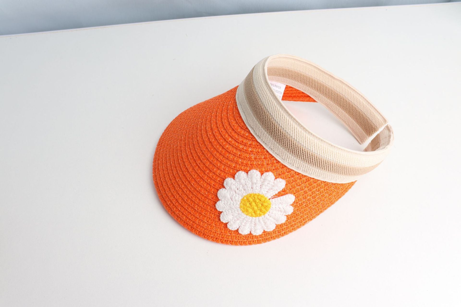 Wholesale Cartoon Fruit Hairpin Straw Braided Children's Empty Hat
